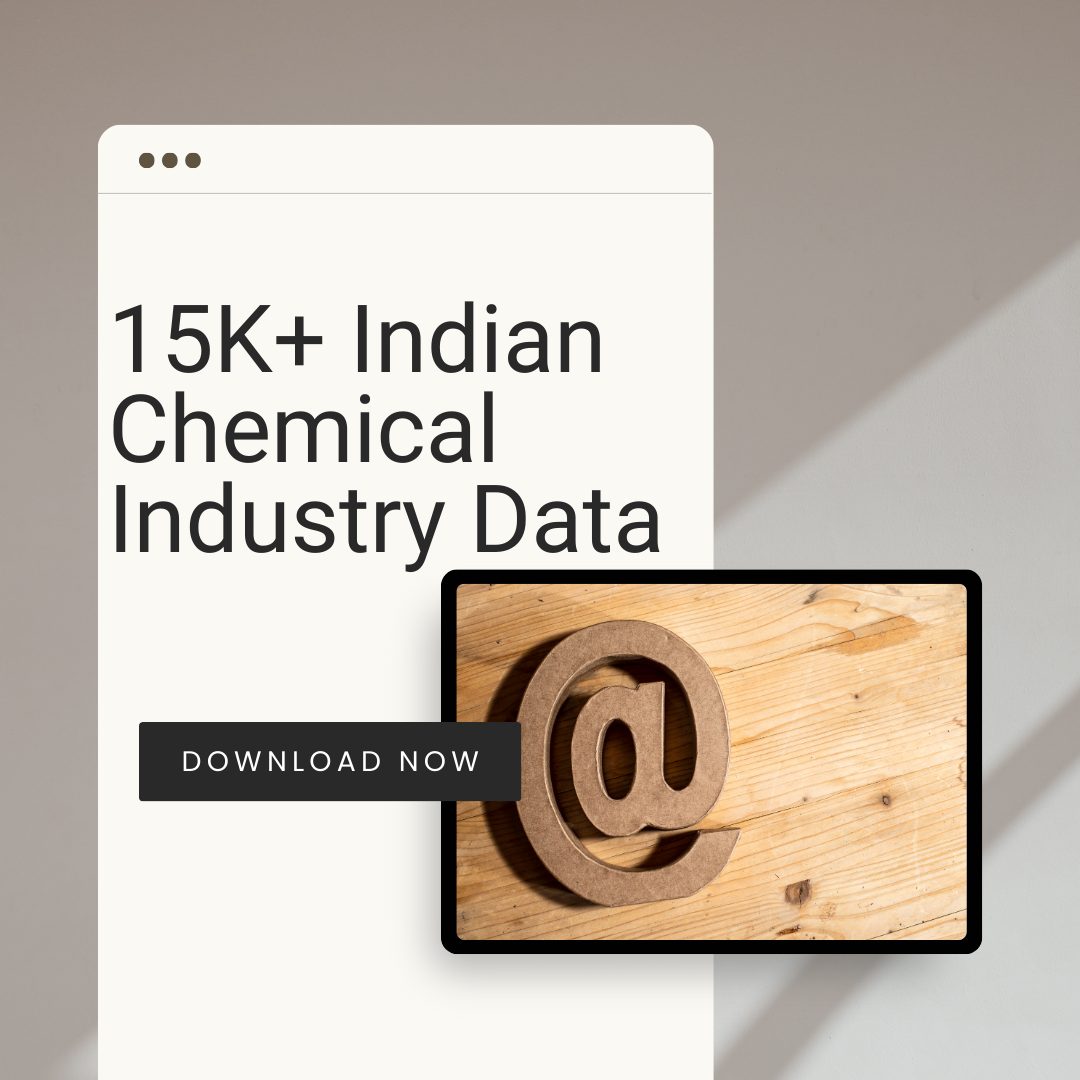 15K Contacts : Chemical Industry Database ( Manufacturers & Suppliers)