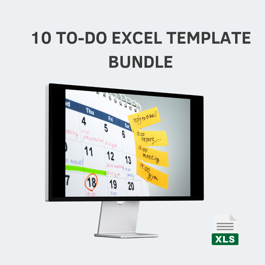 To-Do List Templates pack of 10 Sheets